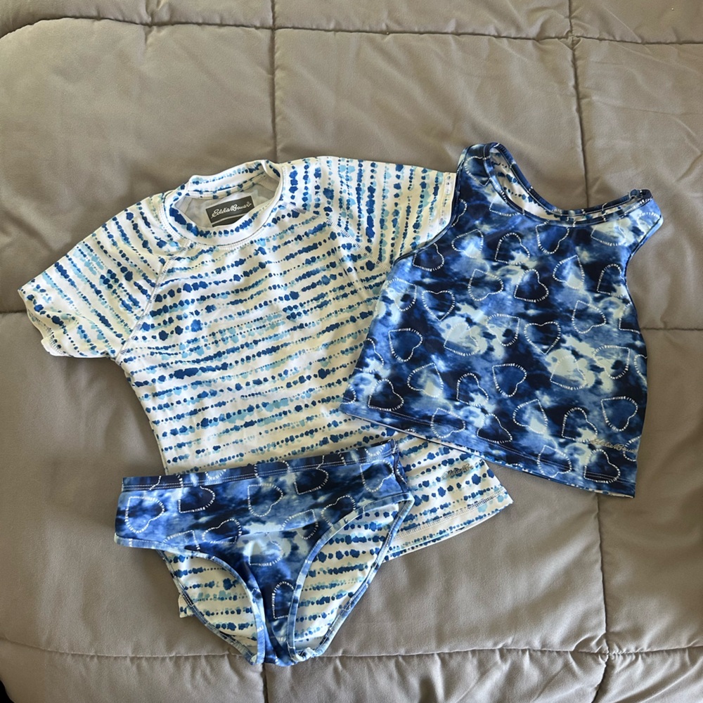 Eddie Bauer Kids Tie-Dye swimsuit Outfit Set